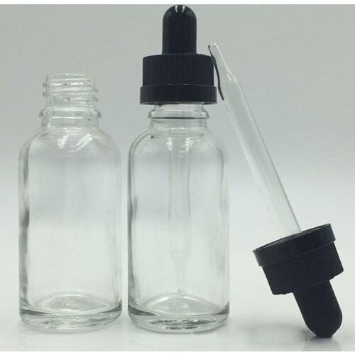 Wholesale 15ml Essential Oil Bottle Clear E Liquid Glass Dropper Bottles With Childproof Pipette Cap 15ml Glass Dropper Bottle