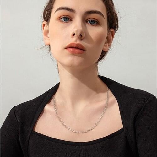 Necklace Gift for Daughter Mother Wife Friends 50CM Link Chain Necklace S925 Silver Jewelry 2021 Mothers Day N144