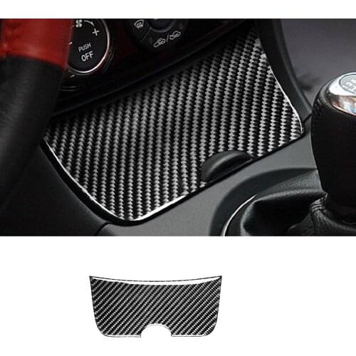 Fit For Mazda RX8 RX-8 2004-08 Accessories Central Control Storage Box Panel Carbon Fiber Modified Interior Sticker