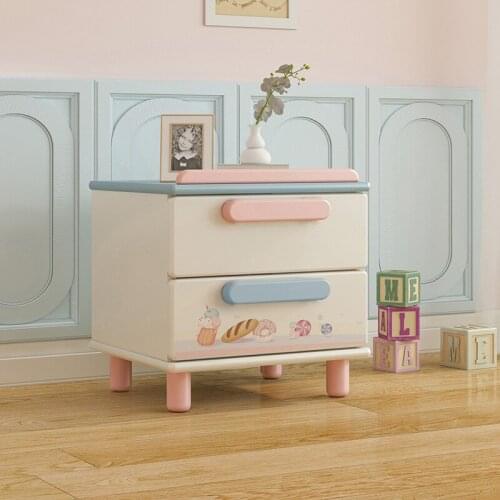 Bedside table girl bedside cabinet bedroom storage cabinet childrens room storage cabinet simple small cabinet