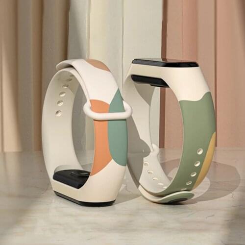 Strap for Xiaomi Mi Band 6 5 4 3 Sport Wristband Silicone Bracelet for Mi Band 4 Replacement Straps for Mi Band 6 Watch Band