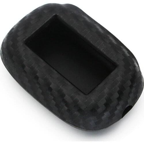 Carbon Silicone Case KeyChain For Starline B92 B93 B94 B62 B64 Russian 2-way Alarm System Alarm