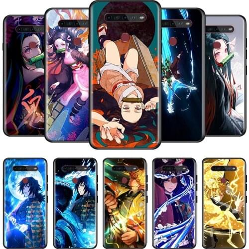 Demon Slayer Kimetsu no Yaiba For LG G8 V30 V35 V40 V50 V60 Q60 K40S K50S K41S K51S K61 K71 K22 ThinQ 5G TPU Silicone Phone Case