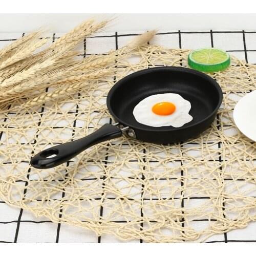 12CM Nonstick Pan Non-stick Cookware Frying Pan Saucepan Small Fried Eggs Pot General Use for Gas and Сковорода