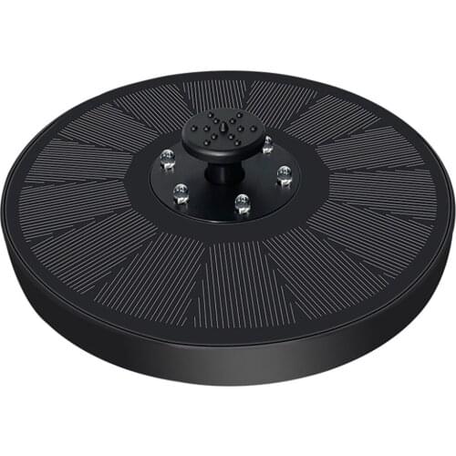 Solar Fountain Pool Pond Birdbath Diameter 16CM Garden Decoration Outdoor Water Pump Birds Desire Light