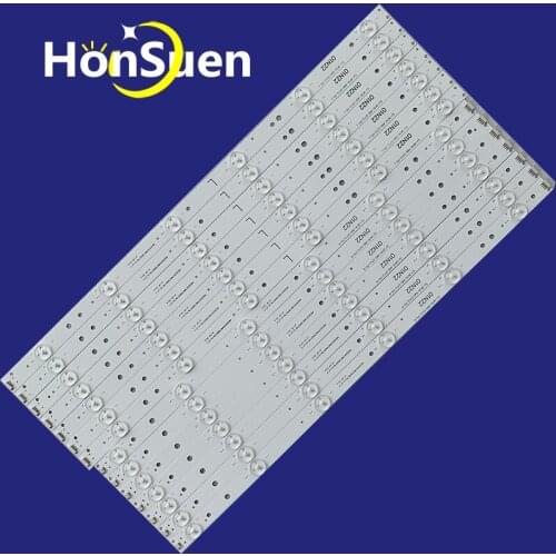 LED backlight strip 6+6leds GJ-2K16-490-D712-P5-L+R for Phil ips 49'' 49PUS6401 49PUS6501 49PUH6101 49PUS6561/12 49PUS6101/12