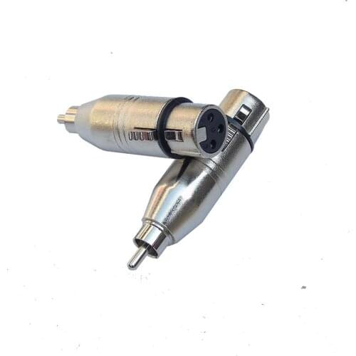 High Quality Locking Male XLR to female RCA/Phono Adapter Connector Converter
