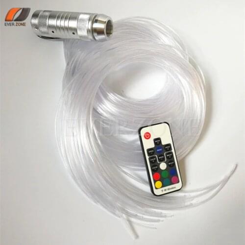 30pcs 3*0.75mm 1.5m Sensory Sparkle Optic Fiber Light Kit with 3W LED Light Source RF Remote Controller