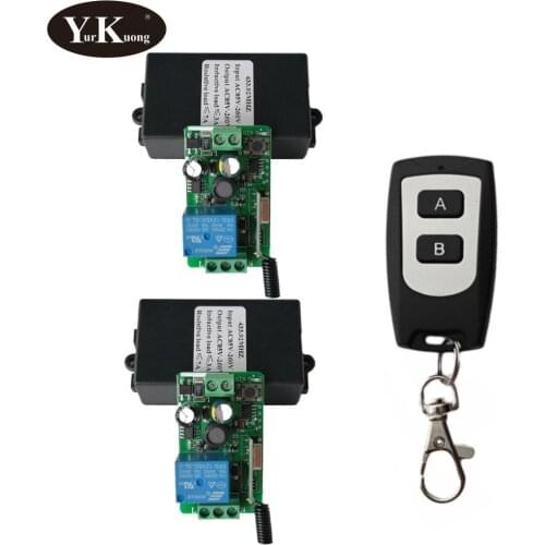 315433 Wireless RF Remote Control Switch AC 110V 220V Lamp Light LED Bulb Wireless Switches Corridor Room Home Wall Panel Switch