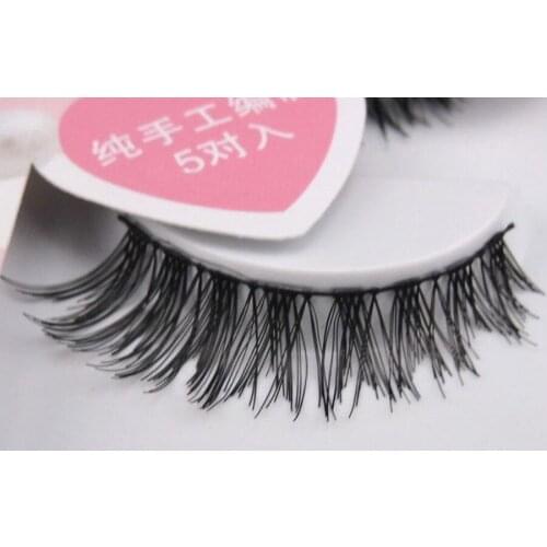 500set fashion 5 Pair/set Crisscross Cheap False Eyelashes Lashes Eye Lashes Fake Eyelashes Eye Lashes Makeup Cosmetics