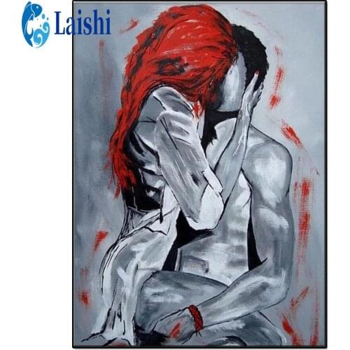 Diamond Painting Graffiti body art, couple Cross Stitch Mosaic Diamond Embroidery Full Square Picture Of Rhinestone Home Decor