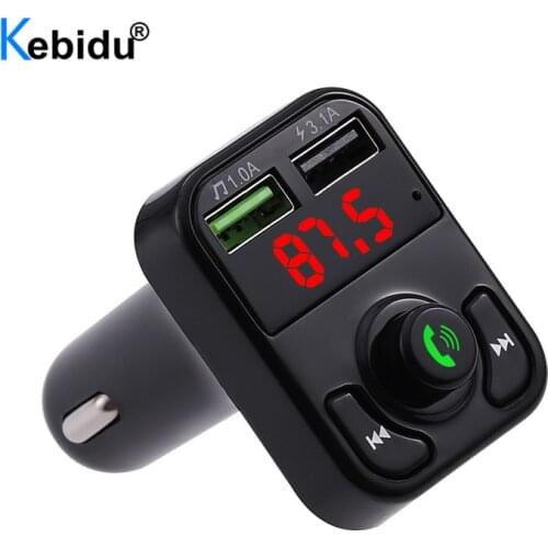Car Charger FM Transmitter Bluetooth Car Audio MP3 Player TF Card Car Kit 3.1A Dual USB Car Phone Charger For Xiaomi Iphone
