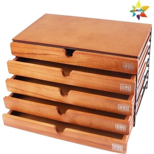 CROSS NATURE Color lead laminated box,wooden box,desktop finishing box,multifunctional storage box,Various specifications