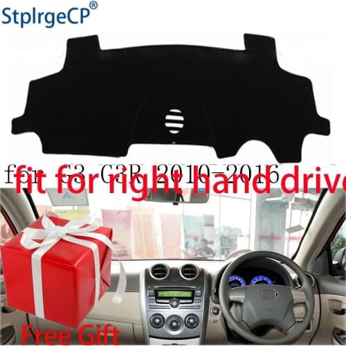Car Dashboard Cover Mat for BYD G3 G3R 2010-2016 Right Hand Drive Dashmat Pad Dash Mat Covers Dashboard Accessories