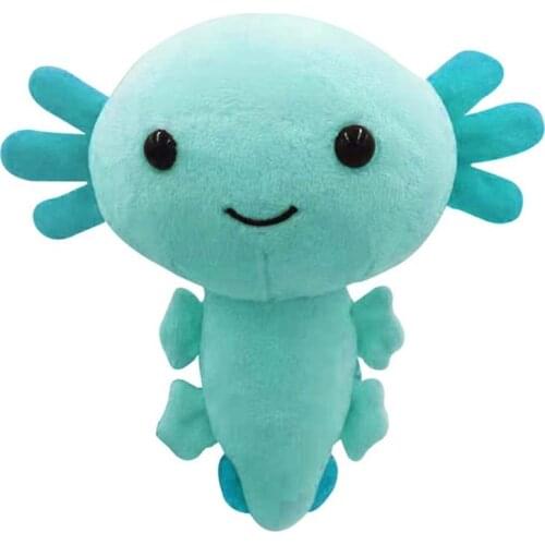 20cm Squishy Axolotl Stuffed Doll Lying Plush Axolotl plush Toy Animals Soft Plushie Hand Warmer Blanket Kids Comforting Gift