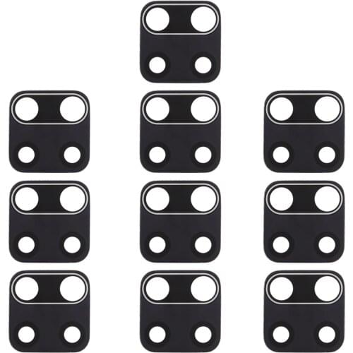 IPartsBuy 10 PCS Back Camera Lens for Xiaomi Redmi Note 9S / Redmi Note 9 Pro Max / Redmi Note 9 Pro (India)