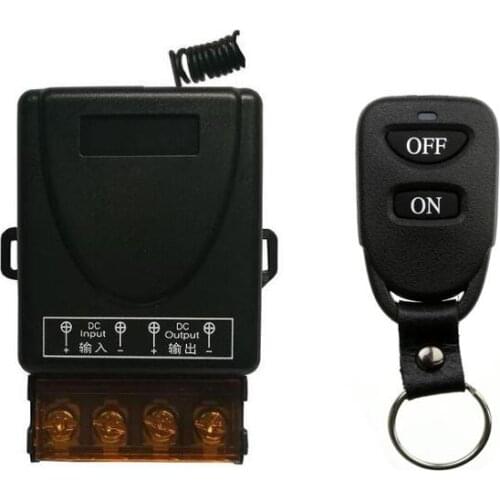 RF DC 12V 24V 36V 48V 30A relay Universal 1 CH RF Wireless radio Remote Control light switch 433mhz
