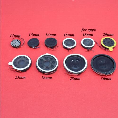 1 Piece 13/15/16/18/20/23/26/30MM Brand New Loud speaker horn ringer buzzer microphone for smartphone replacement parts
