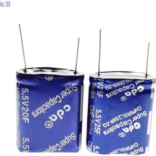 2PCS CDA CHP Series 5.5V25F 5.5V 15F 20F 25F Super Capacitor