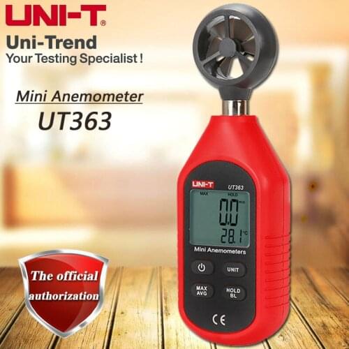 UNI-T UT363 Mini Anemometer Handheld Anemometer Backlight / Auto Power Off