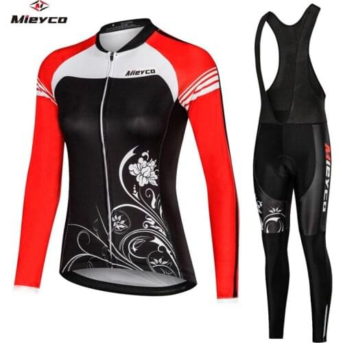 Women Cycling Jersey Set Spring Anti-UV Femininas Clothing Mountain Quick-Dry Ropa Mujer MTB Equipment Bicicleta De Montaña Suit