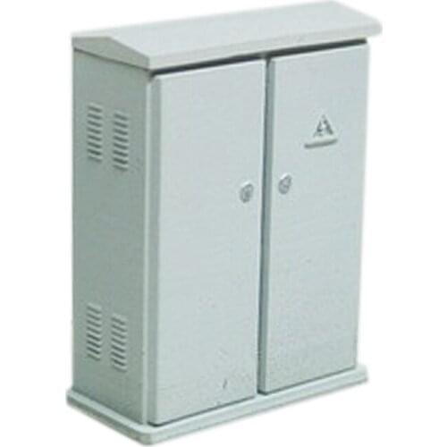 1:87 HO Scale Sand Table Train Model Two/Three-door Distribution Box Railway Resin Distribution Box - Grey