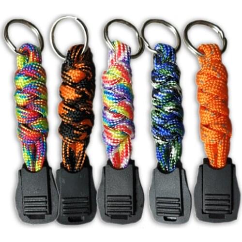 1 dozen pack PARACORD SLING various colors 2.5 inch available for zipper pulls knife lanyard