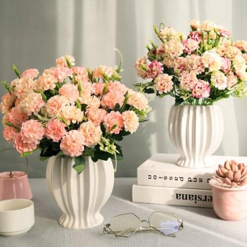 1Pcs Hydrangea Chrysanthemum Artificial Flowers Thanksgiving Decoration Home Silk Flowers for Crafting Fabric Beauty Forever