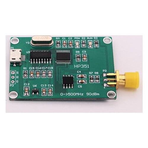 New 1PC USB RF power meter Power meter 1~500MHz Adjustable attenuation value RF power meter