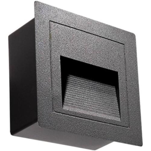 3W LED Step Lamp ip65 Waterproof Wall Corner Stair Lamp Embedded Park Corridor Outdoor Square Floor Lamp