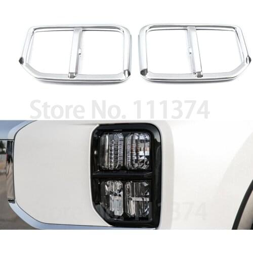 ABS Chrome For Mitsubishi RVR ASX Outlander Sport ES 2020 2021 Front Fog Light Lamp Cover Trim Decoration Accessories