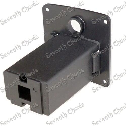 1pcs Active Bass Guitar Humbucker Picku 9V Battery Box/Holder/Case/Compartment Cover and Battery Clip Buckle with hole