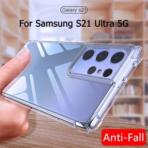 For Samsung Galaxy S21 Ultra Case Skin feel Full protection Shockproof Case For Samsung Galaxy S21 Plus 5G Anti-fall Fundas