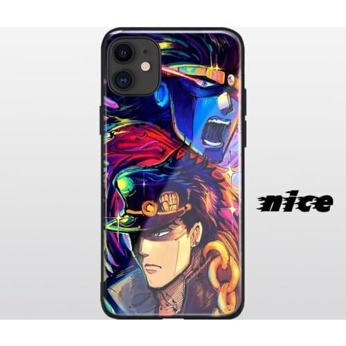 Kuujou Joutarou JoJos Adventure cover FOR iPhone SE 6s 7 8 x xr xs 11 pro max Samsung s note 10 20 plus glass phone case shell
