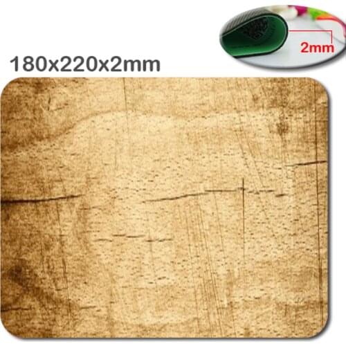 A Wood Background custom laptop mouse pad printing size 220 * 180 * 2 mm high new DIY soft rubber game mouse cool mouse pad