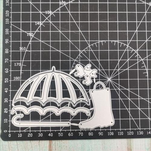Umbrella rain boots New card metal Cutting Dies Stencils for new metal dies for card making and scrapbooking