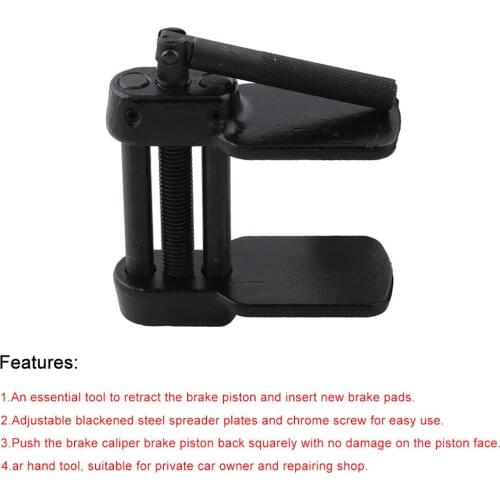 DIY Disc Brake Pad Installation Caliper Spreader Tool for Repair Shops Black