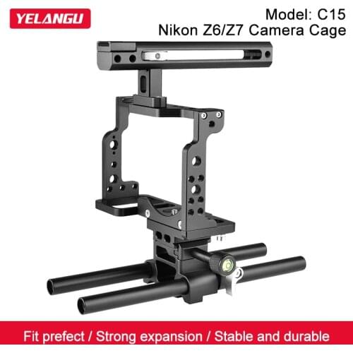 Nikon Z6/Z7 Camera Cage YELANGU C15/C15-A/C15-B Camera Cage Professional High Quality Portable DSLR Camera Cage