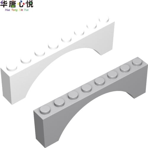 MOC 3308/16577 Accessories 1x8x2 Arched Brick 20PCS/Set Assemble The Part Building Blocks Childs Gift Educational Toy Accessory