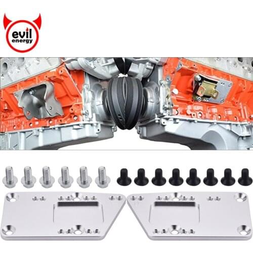 Evil energy 2PCS LS Engine Bracket Adapter Swap Plates Bracket For 2020 Chevrolet Colorado LT Extended Cab Pickup 4-Door