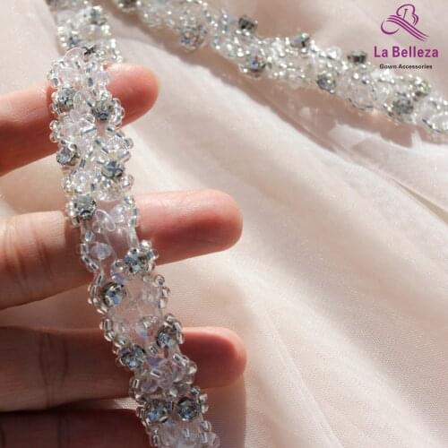 La Belleza beaded lace trim,1.5cm width lace 5yards/lot