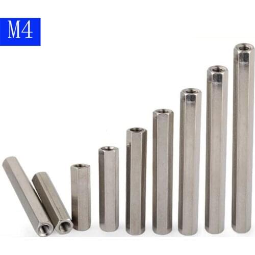 M4 303 Stainless steel Threaded Hex Double Pass Spacer Column Support PCB Board