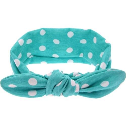 Lovely Sweet Bowknot Headbands Polka Dots Stars Heart Printing Hairbands Hair Bands For Girls Baby Kids Children Headwear FS0554