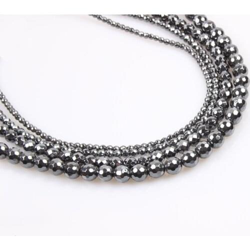 Natural Stone Magnet Beads Non-magnetic Black Gallstone Loose Beads New Fashion Jewelry Making DIY Necklace Bracelet Accessories