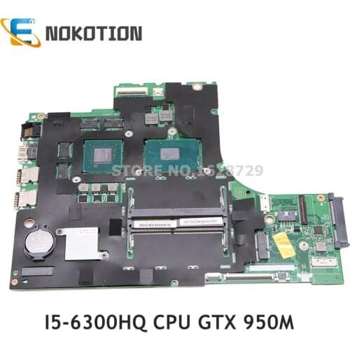 NOKOTION LOL SKL MB 15221-1M 448.06R01.001M For Lenovo ideapad 700-15ISK Laptop Motherboard 15.6' i5-6300HQ CPU GTX 950M GPU