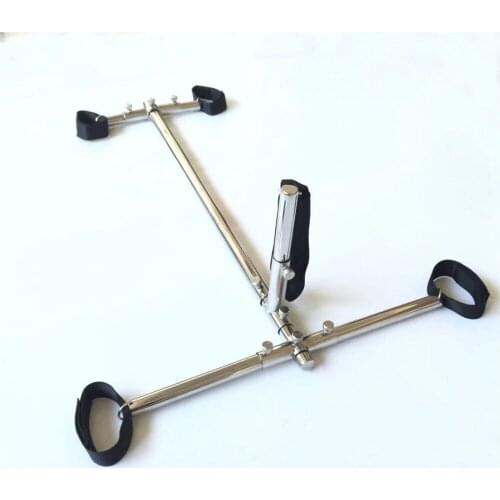 New Stainless Steel BDSM Bondage Devices Dog Slaves Restraints Belt Handcuffs Fetter Anklet Cuff Neck Ring Collar Sex Games Toy