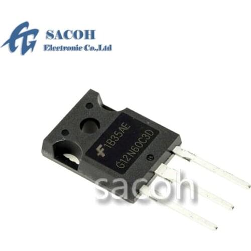 New original 10PCS/Lot HGTG12N60C3D G12N60C3D or HGTG12N60B3D 12N60B3D G12N60B3 TO-3P 12A 600V Power IGBT