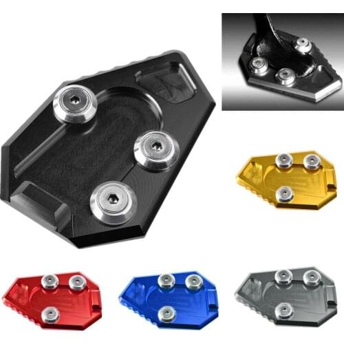 Motorcycle CNC Kickstand Foot Side Stand Extension Enlarge Pad Support Plate For Honda CB1000R 2008-2015