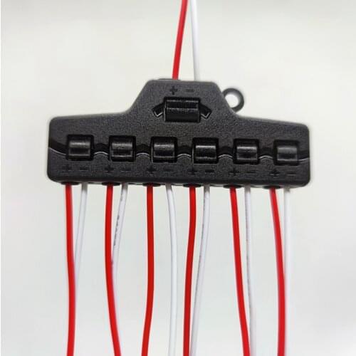 3/6 Ports Distribution,Port Sharing Box/Railway Railroad Layout/Train Layout Port Hub for Scale Model Lghts Connection Diaroma