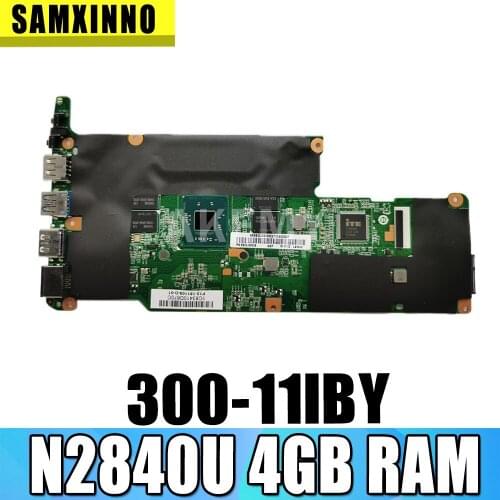 SAMXINNO For Lenovo Flex 3-1120 yoga 300-11IBY Laotop Mainboard 300-11IBY Motherboard with N2840U 4GB RAM